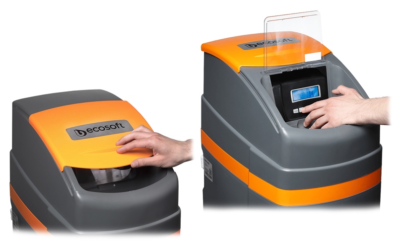 Ecosoft Titanium Gold 370 Otvor zmäkčovača Titanium Gold 370 pre údržbu