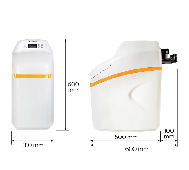Zmäkčovač HydroSoft ELITE Maxi Rozmery zmäkčovača vody HydroSoft ELITE Mini