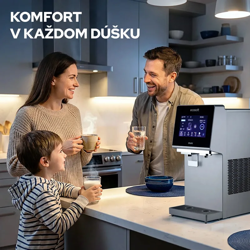 Inteligentná reverzná osmóza + pultový výdajník vody
