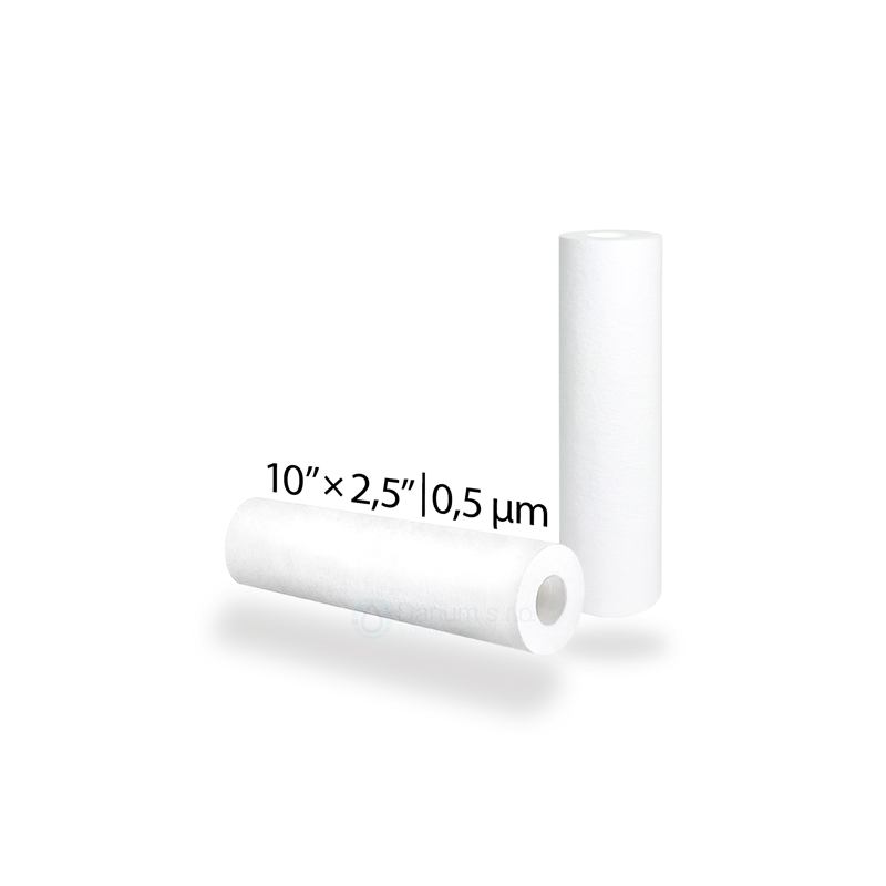 Náhradní filtrační PP vložka - lisovaní | 10” × 2,5” | 0,5 µm