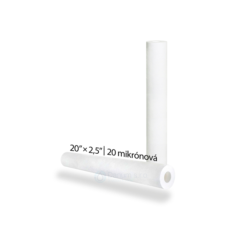 Náhradní filtrační PP vložka - lisovaní | 20” × 2,5” | 20 µm