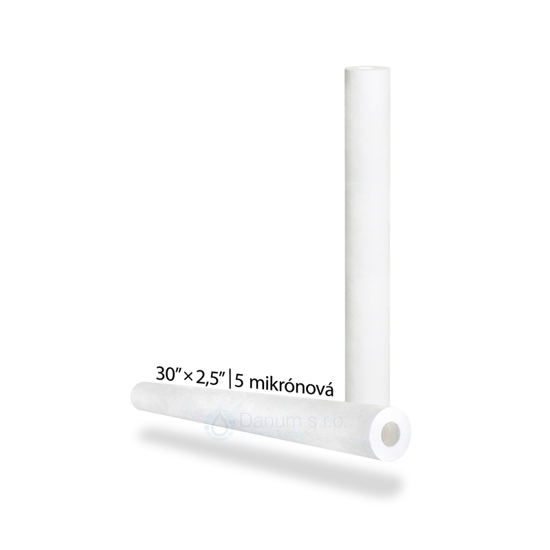 Náhradní filtrační PP vložka - lisovaní | 30” × 2,5” | 5 µm