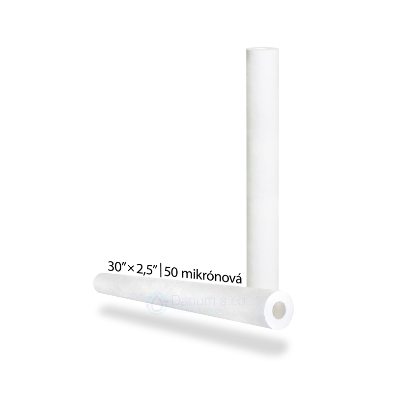 Náhradní filtrační PP vložka - lisovaní | 30” × 2,5” | 50 µm