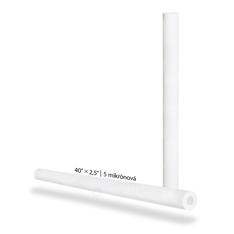 Náhradní filtrační PP vložka - lisovaní | 40” × 2,5” | 5 µm