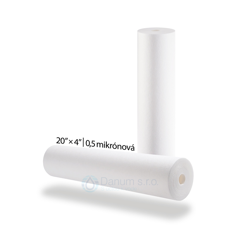 Náhradní filtrační BigBlue vložka - lisovaní PP | 20” × 4” | 0,5 µm 