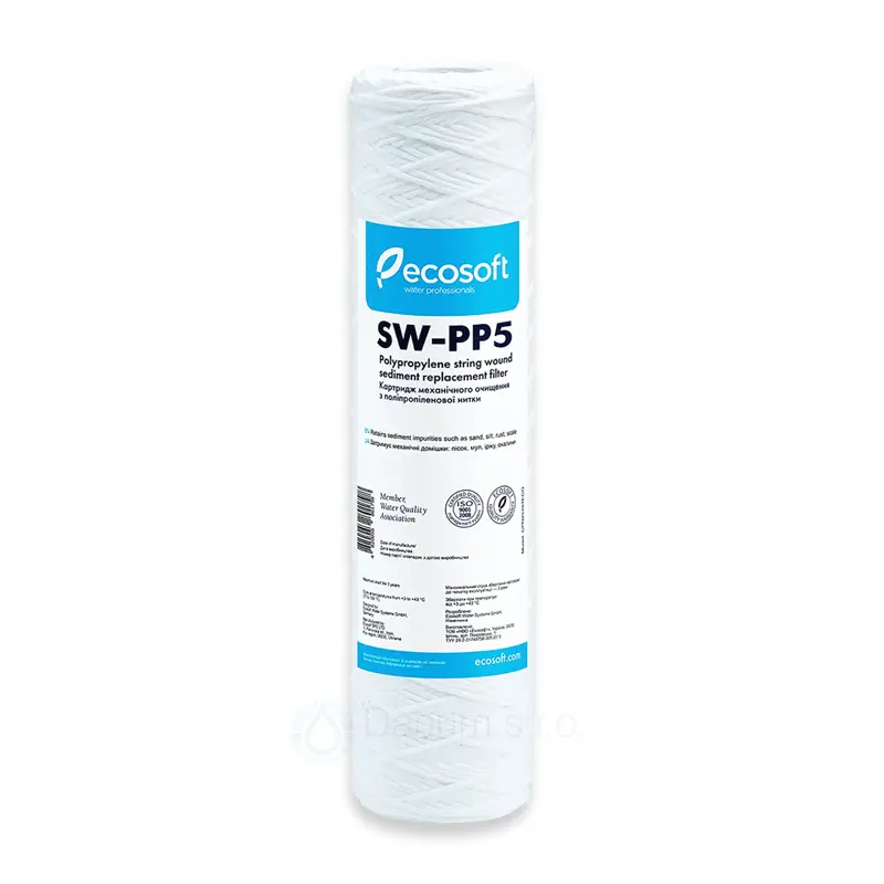 Náhradná vinutá filtračná PP vložka - 10” x 2,5” | 5 µm