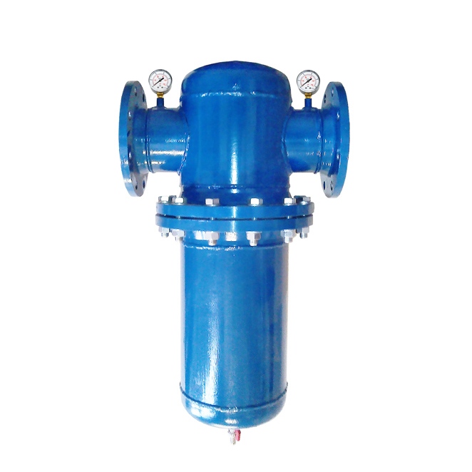 Průmysloví přírubový filtr IWF DN125 s 1/2" vypouštěcím ventilem
