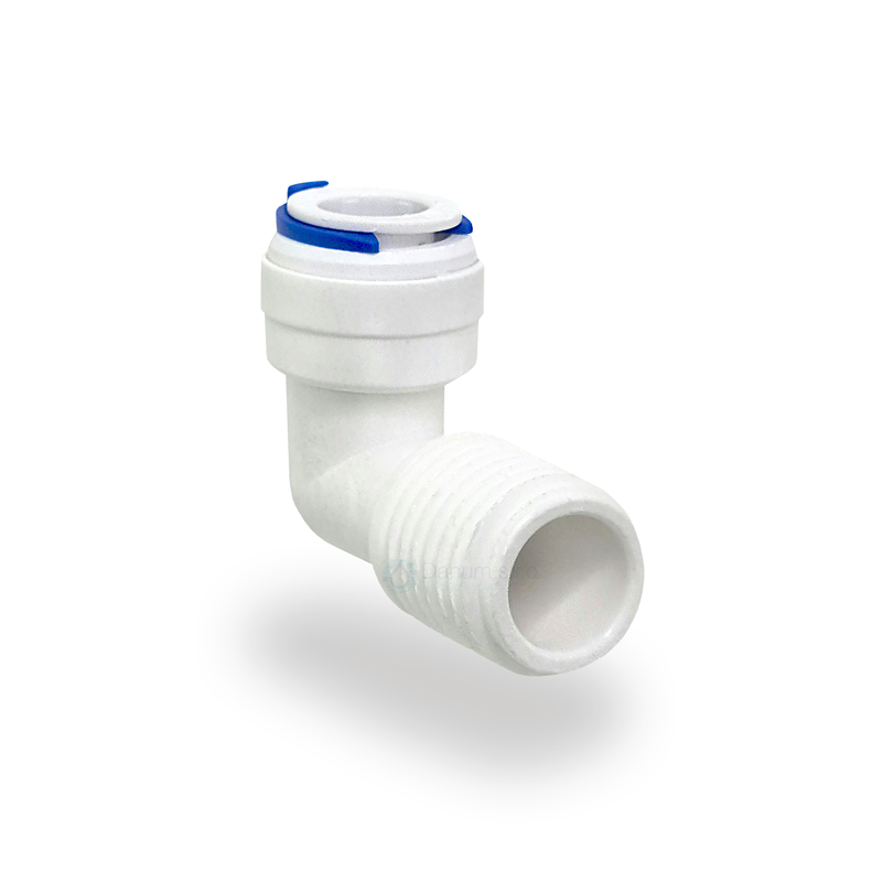 Kolenová spojka s 1/4" rýchlospojkou a 3/8" vonkajším závitom