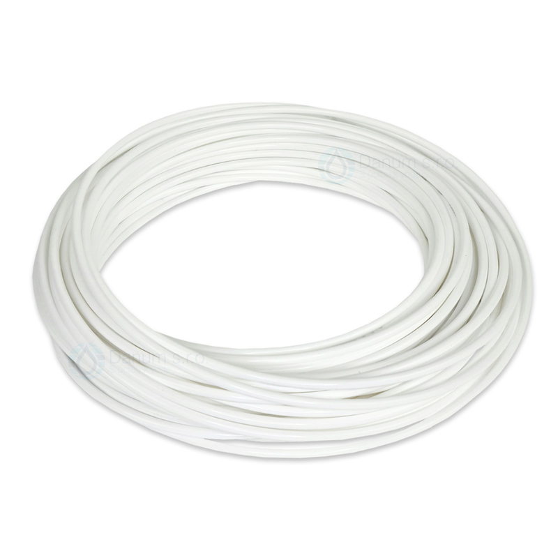 PE hadica biela 1/4&quot;