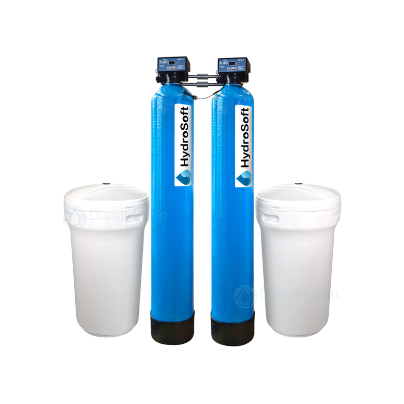 Dvojitý komerčný zmäkčovač vody HydroSoft Twins 4.5