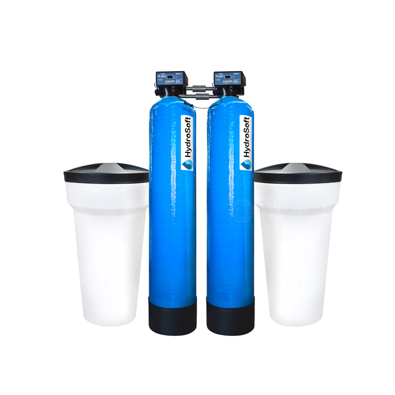 Dvojitý komerčný zmäkčovač vody HydroSoft Twins 8.4