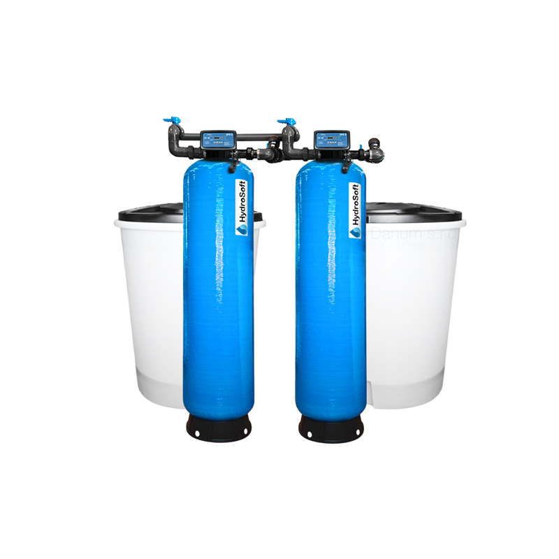 Dvojitý komerčný zmäkčovač vody HydroSoft Twins 17,6