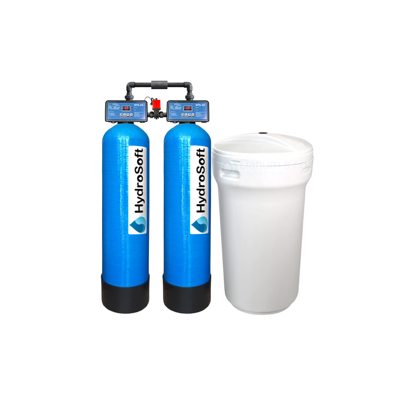 Dvojitý priemyselný zmäkčovač vody HydroSoft 120D2-HYS34