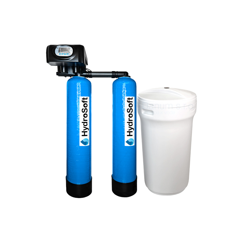Dvoumodulový průmyslový změkčovač vody HydroSoft Duplex 1,2 m³/h