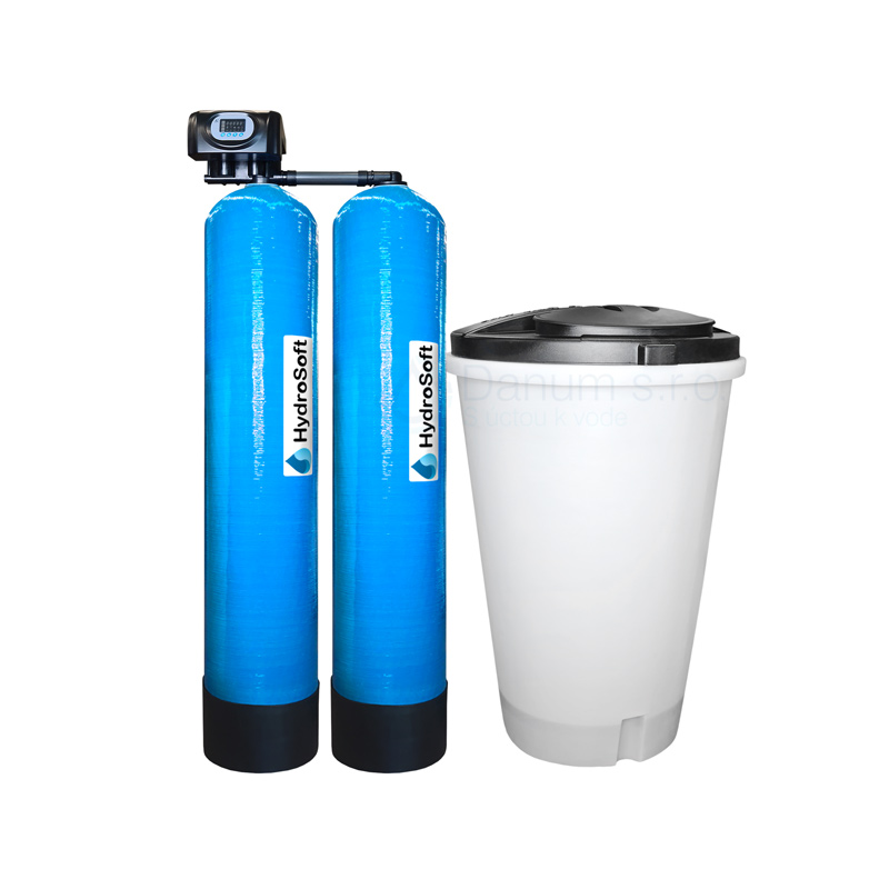 Dvoumodulový průmyslový změkčovač vody HydroSoft Duplex 3,4 m³/h