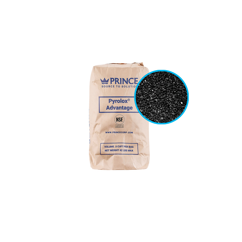 Filtrační médium Pyrolox Advantage pro odstraňování železa a manganu 13,6 l/19 kg