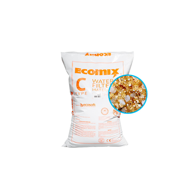 Multifunkční filtrační hmota ECOMIX C, 25 l/18,75 kg/sáček