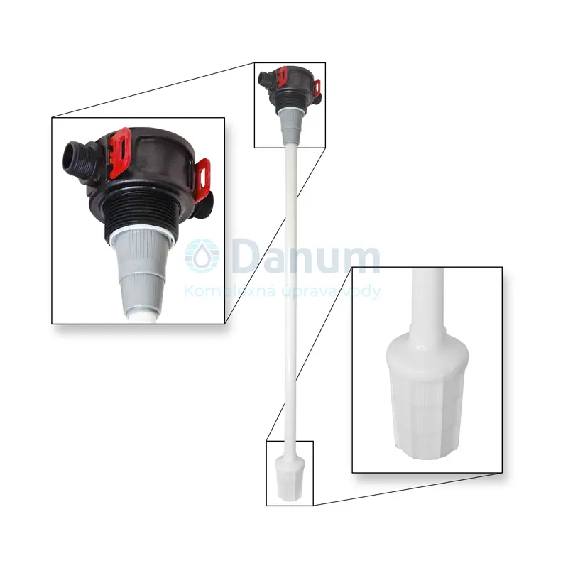 Prietoková filtračná hlava 3/8" s centrálnou trubkou 35"