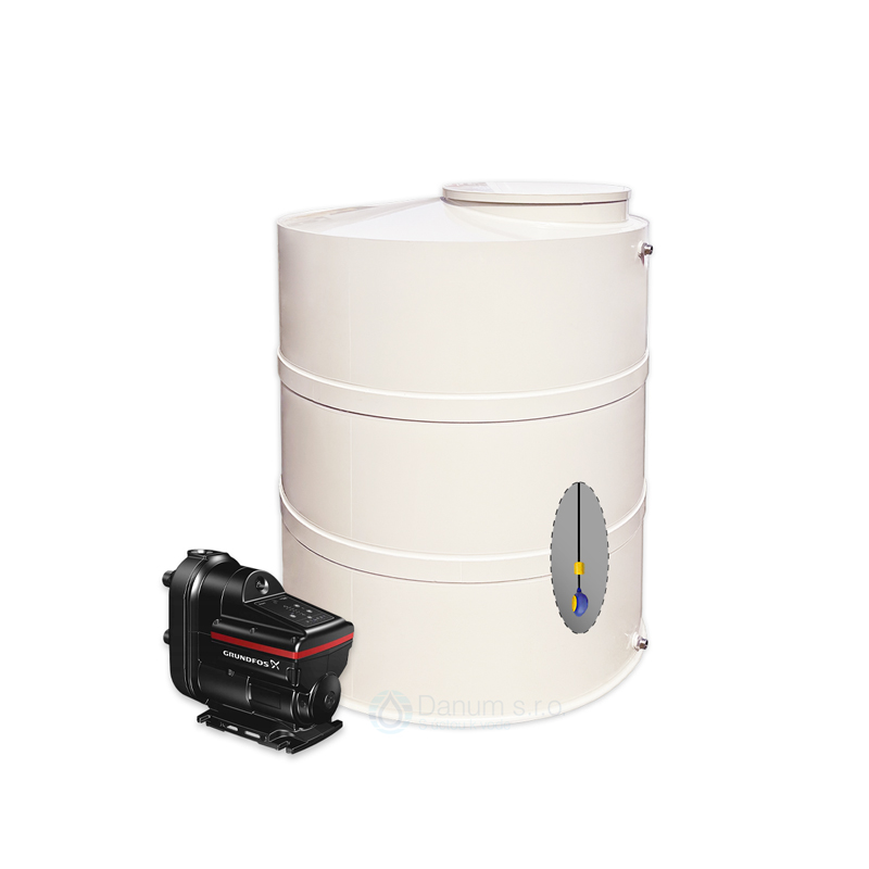 Zberná nádrž s GRUNDFOS čerpadlom - 1200 litrová