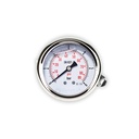 Manometer 1/4" zadným připojením - d63 | 6 bar | glycerín