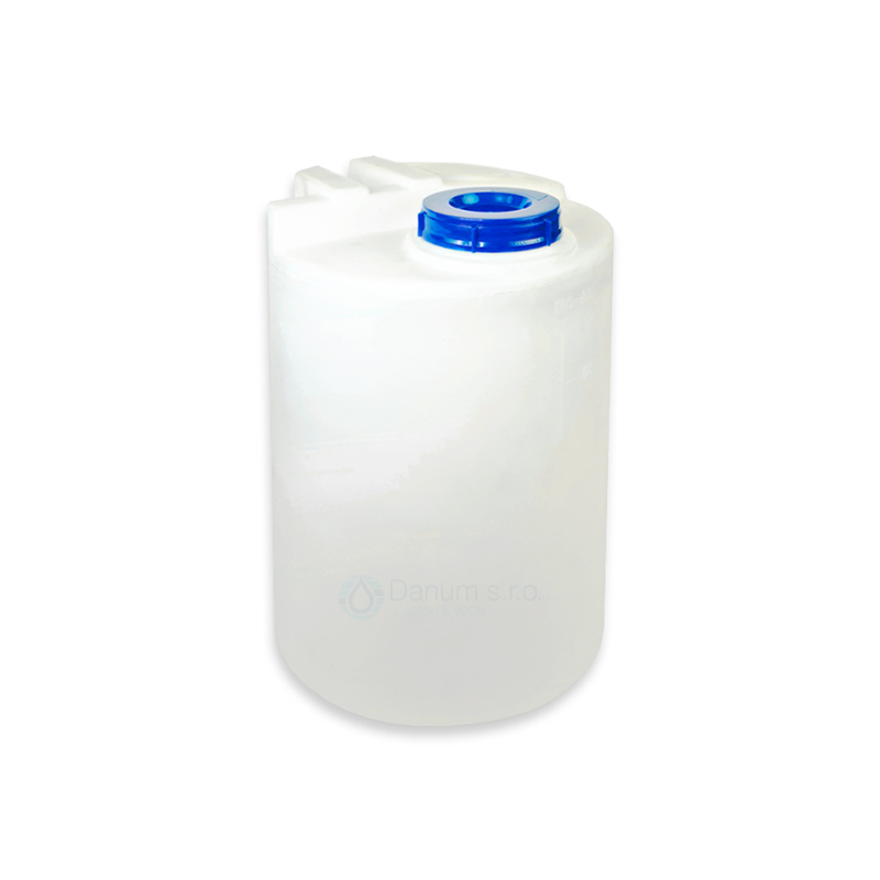 PE nádrž na chemikálie - 80 litrů, průhledná