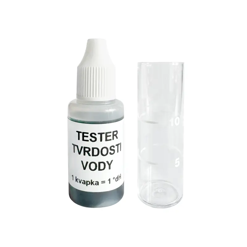 Kapkový tester tvrdosti vody titrační metodou - 1 lahvový set / 15ml
