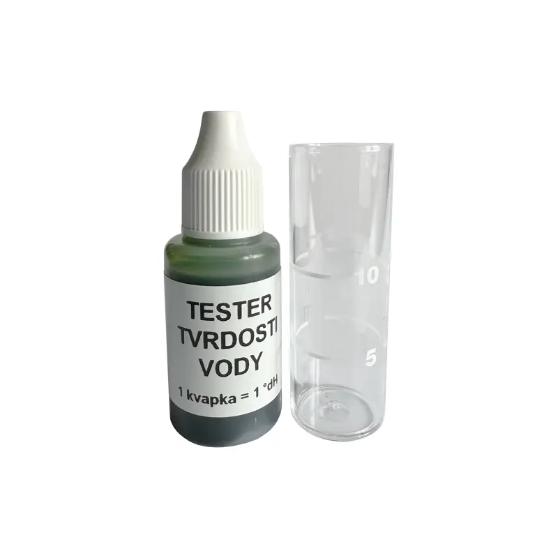 Kapkový tester tvrdosti vody titrační metodou - 1 lahvový set / 15ml
