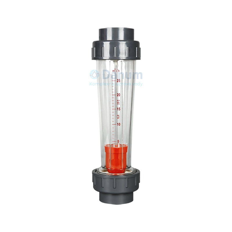 Priemyselný prietokomer vody 100-1000 L/h Inline