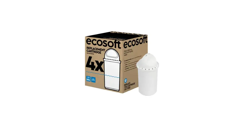 Sada 4 náhradních filtračních vložek pro filtrační konvici Ecosoft Slim