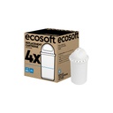 Sada 4 náhradních filtračních vložek pro filtrační konvici Ecosoft Slim