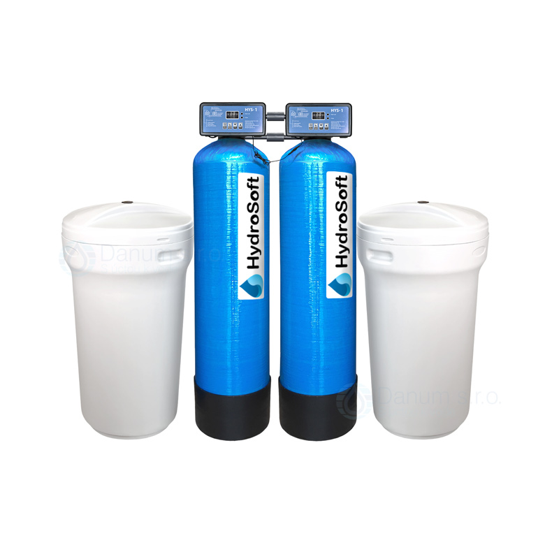 Dvojitý komerčný zmäkčovač vody HydroSoft Twins 4,0