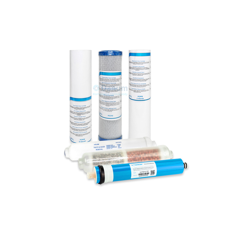 Kompletní sada náhradných filtračných vložiek pre reverzné osmózy - 150GPD