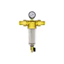 Potrubný filter Micron 3/4" s manometrom a vypúšťacím ventilom