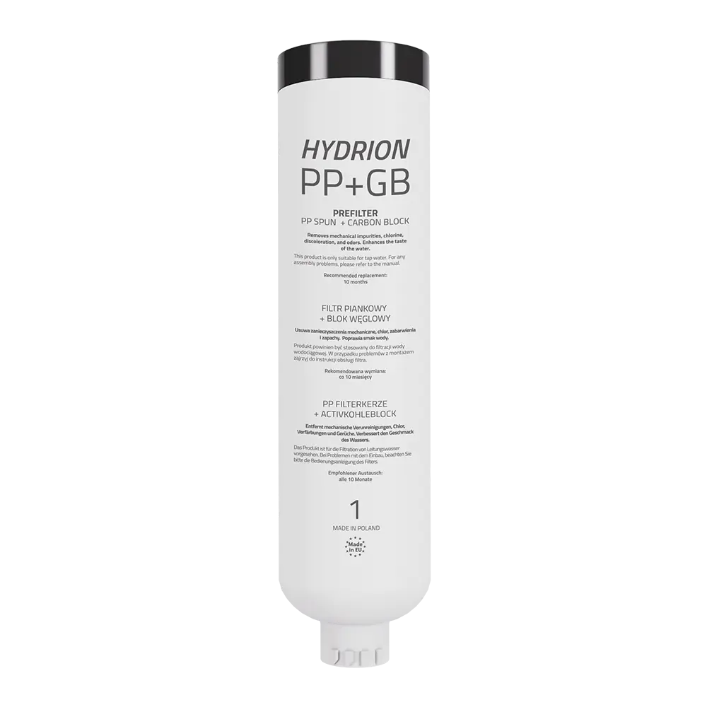 HYDRION – vstupní filtrační vložka 4v1 (sediment + uhlík + ochrana systému)