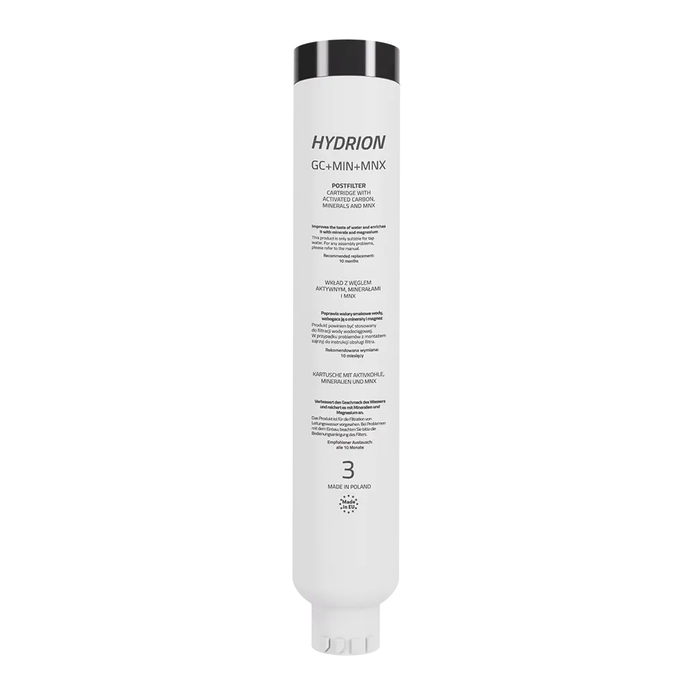 HYDRION – výstupní filtrační vložka 3v1 (uhlík + mineralizace + hořčík)