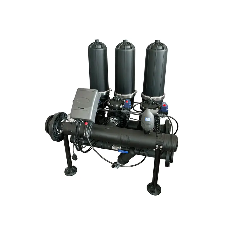 Průmyslový samočisticí filtr AquaSpin DN100 (4") – 72 m³/h, automatický proplach (vhodný pro studniční vodu)