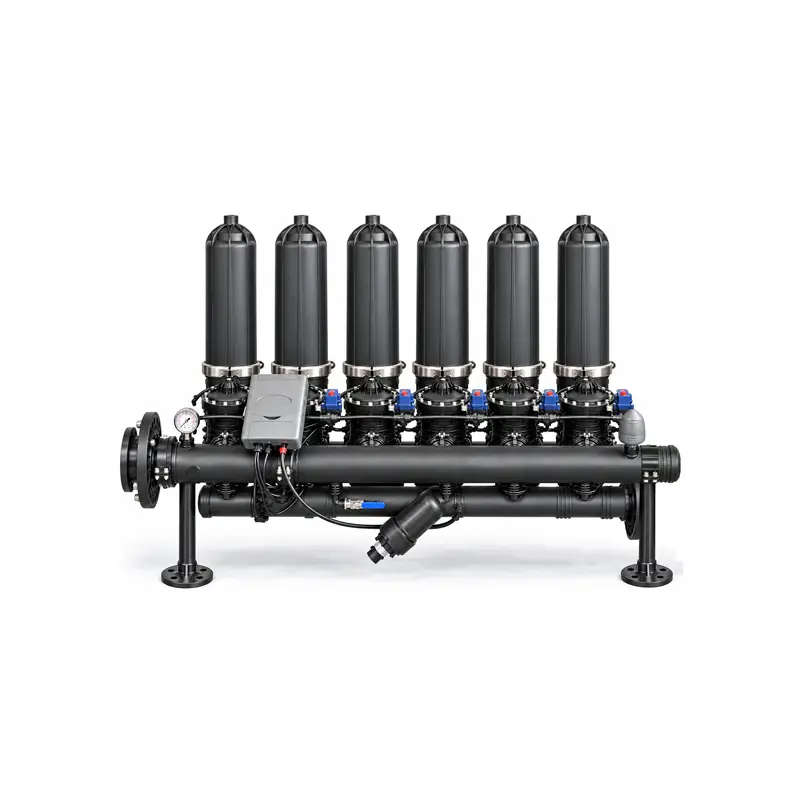 Průmyslový samočisticí filtr AquaSpin DN150 (6") – 144 m³/h, automatický proplach (vhodný pro studniční vodu)