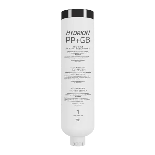 [HYDRION-PP+GB] HYDRION – vstupní filtrační vložka 4v1 (sediment + uhlík + ochrana systému)