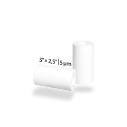 [PPS-0505] Náhradná filtračná vložka - polypropylénová, lisovaná | 5&quot; x 2,5&quot; | 5 µm