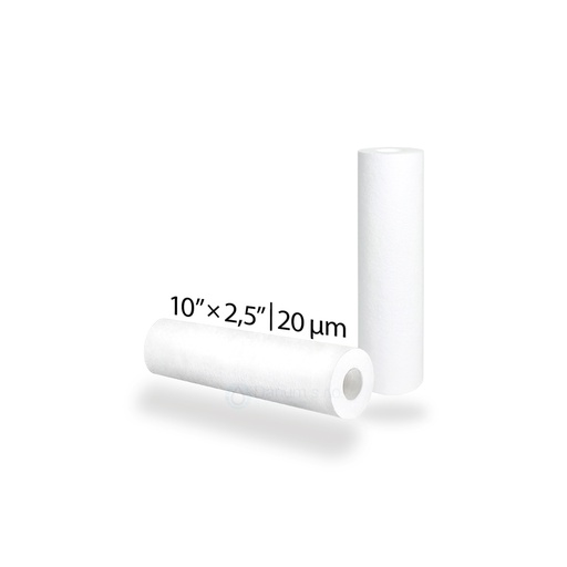 [PPS-1020] Náhradní filtrační PP vložka - lisovaní | 10” × 2,5” | 20 µm