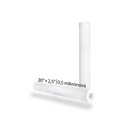 [PPS-20005] Náhradní filtrační PP vložka - lisovaní | 20” × 2,5” | 0,5 µm