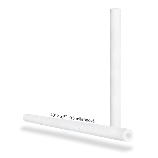 [PPS-40005] Náhradní filtrační PP vložka - lisovaní | 40” × 2,5” | 0,5 µm
