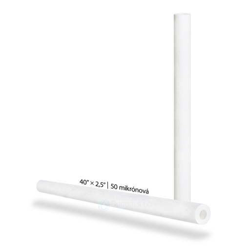 [PPS-4050] Náhradní filtrační PP vložka - lisovaní | 40” × 2,5” | 50 µm