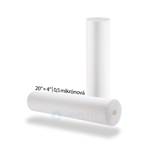 [PPS-20B005] Náhradní filtrační BigBlue vložka - lisovaní PP | 20” × 4” | 0,5 µm 