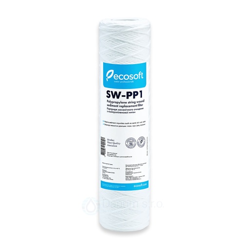 [PPV1] Náhradná vinutá filtračná PP vložka - 10” x 2,5” | 1 µm