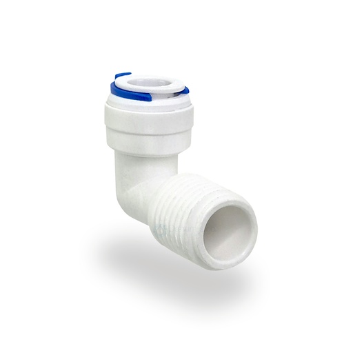 [ME-0404] Kolenová spojka s 1/4"  rýchlospojkou a 1/4" vonkajším závitom