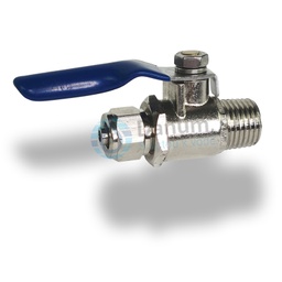[BV-0404] Nerezový guľový ventil s rýchlospojkou a vonkajším závitom 1/4&quot; - 1/4&quot;