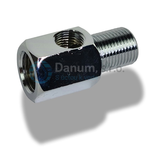 [FWC-0808] In-line prípojka na odber vzorky FWC 1/4" s 1/2"-1/2" vnútornými závitmi