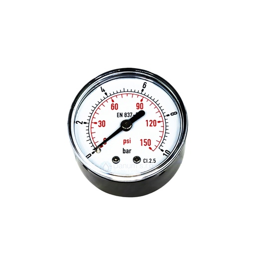 [MM-50/10H] Manometer 1/4" zadným připojením - d50 | 10 bar