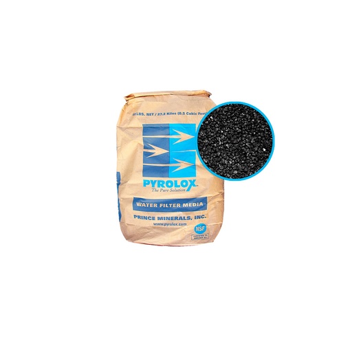 [A8030] Pyrolox filtrační hmota na železo a mangán 13,6 l/25 kg/sáček